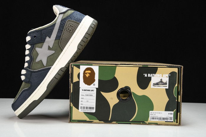 a bathing ape bape sta low copshoe bp-009