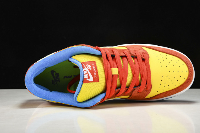 nike sb dunk low pro bart simpson - bq6817-602