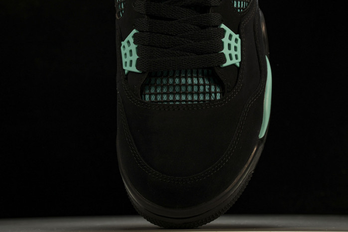 air jordan 4 black tiff any green bq7669-132