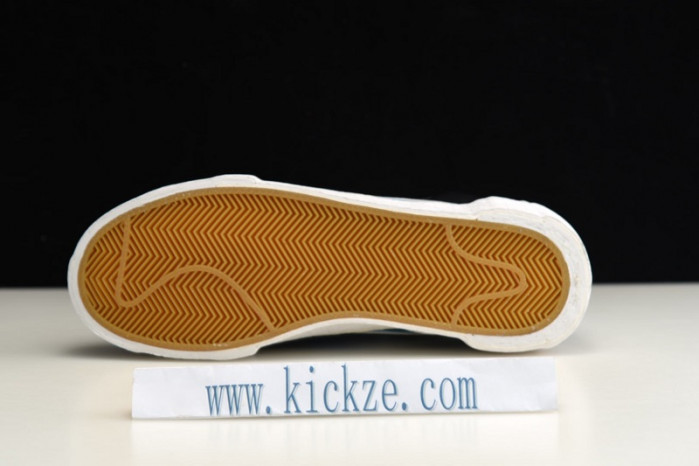 nike blazer high sacai white black legend blue - bv0072-001