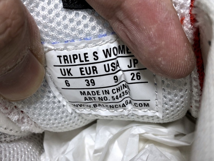 bl triple trainer ‘red -white ‘ 541624 wo90l 1618