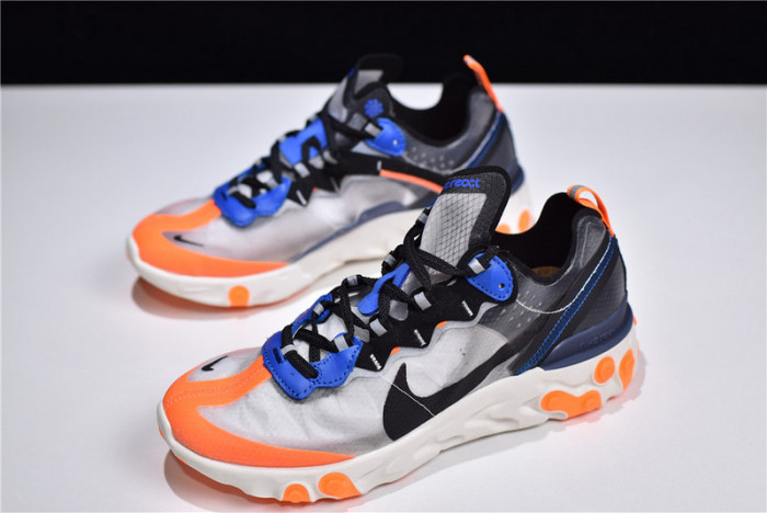 nike react element 87 blue orange aq1090-004