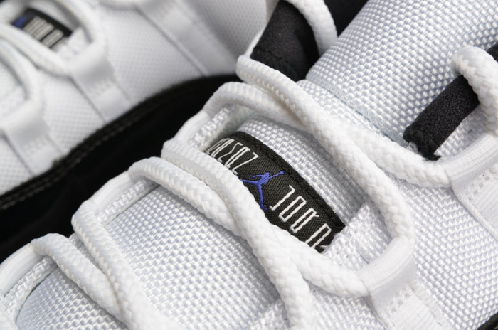 air jordan 11 retro lof "concord" black/ white mens 528895-153