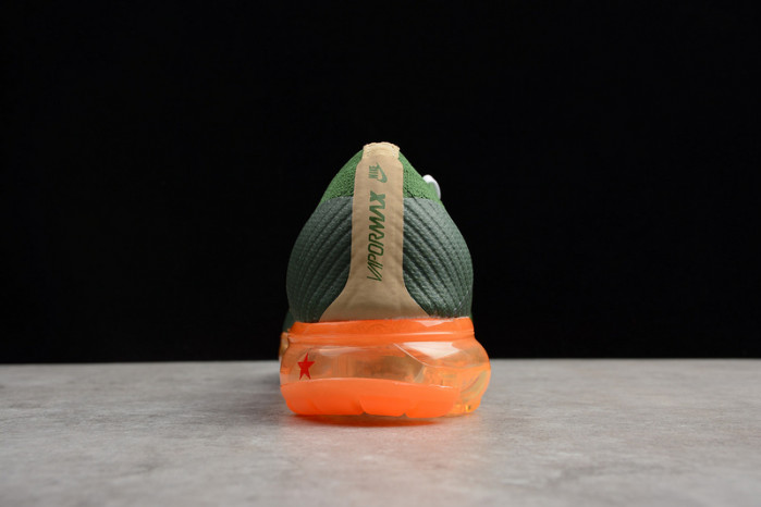 dragon ball S*per x nike air vapormax flyknit 2018 dark green/light brown mens aa3858-101