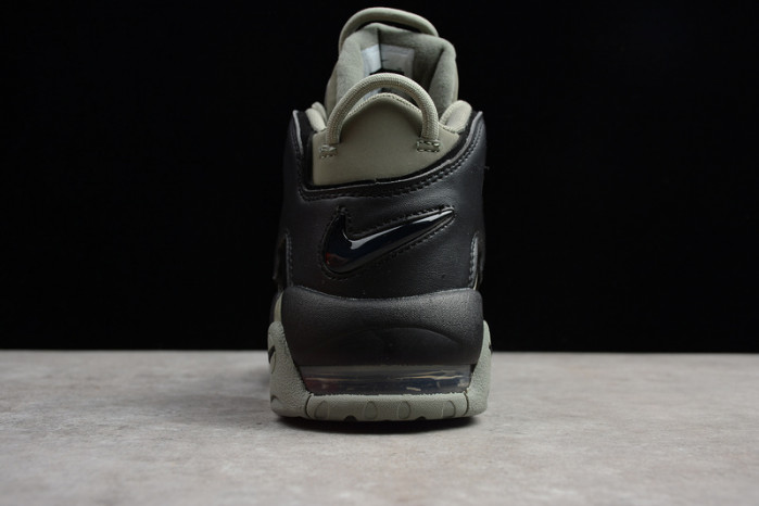 nike air more uptempo “dark stucco” dark stucco/black womens 415082-007